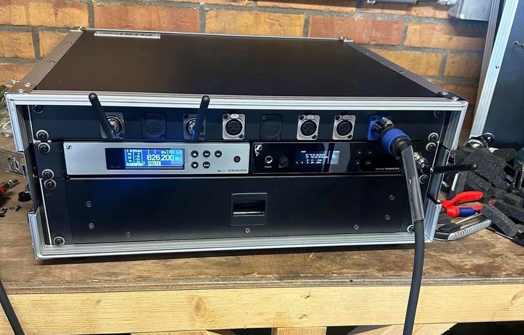 Sennheiser EW 500 G4 Draadloos en sennheiser xsw in ear rack, Muziek en Instrumenten, Microfoons, Ophalen, Zo goed als nieuw, Zangmicrofoon