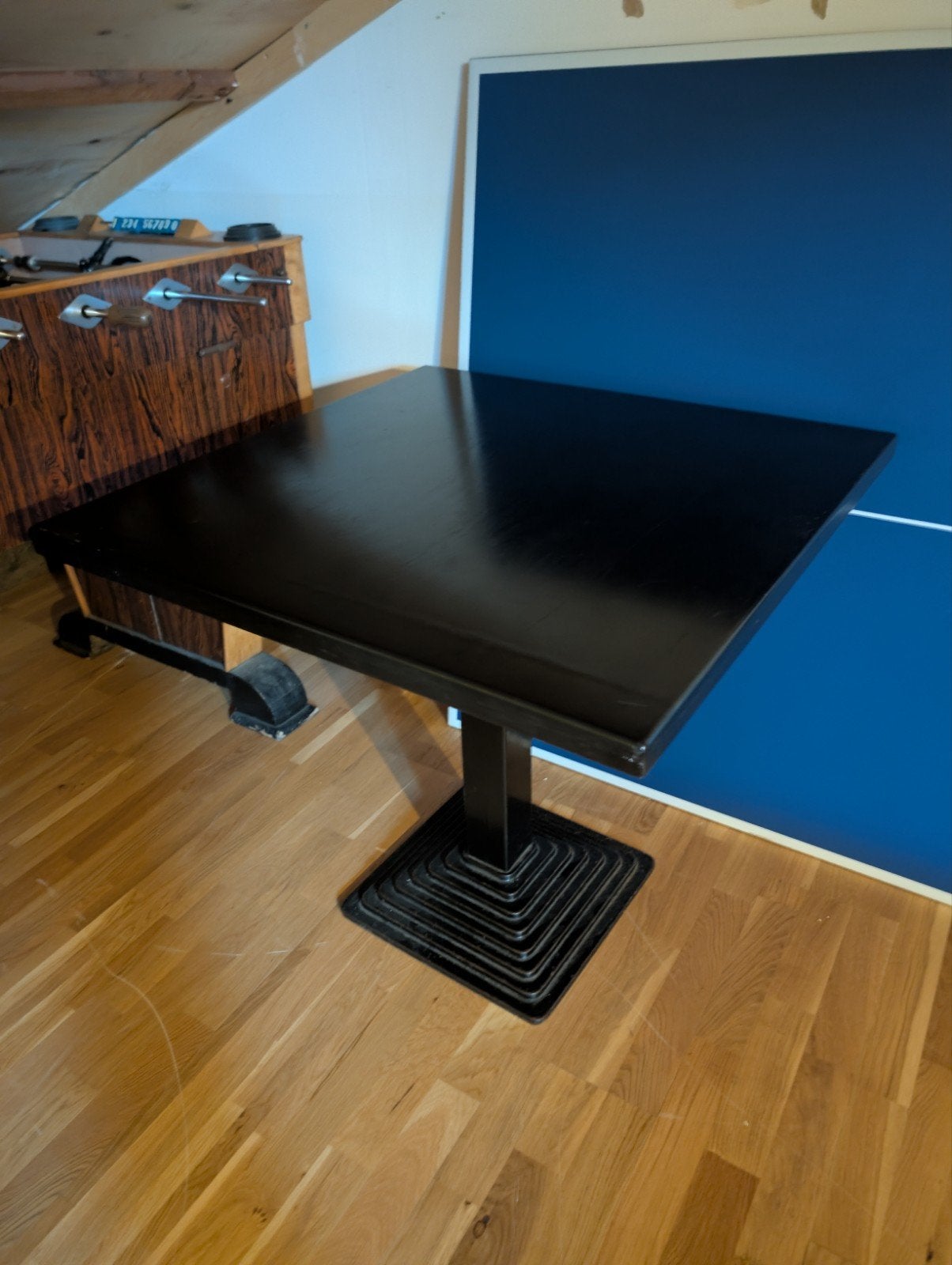 2 Klassieke Art Deco/Vintage Horeca Tafel (1920-1930), Ophalen, Gebruikt, 50 tot 100 cm, Overige materialen