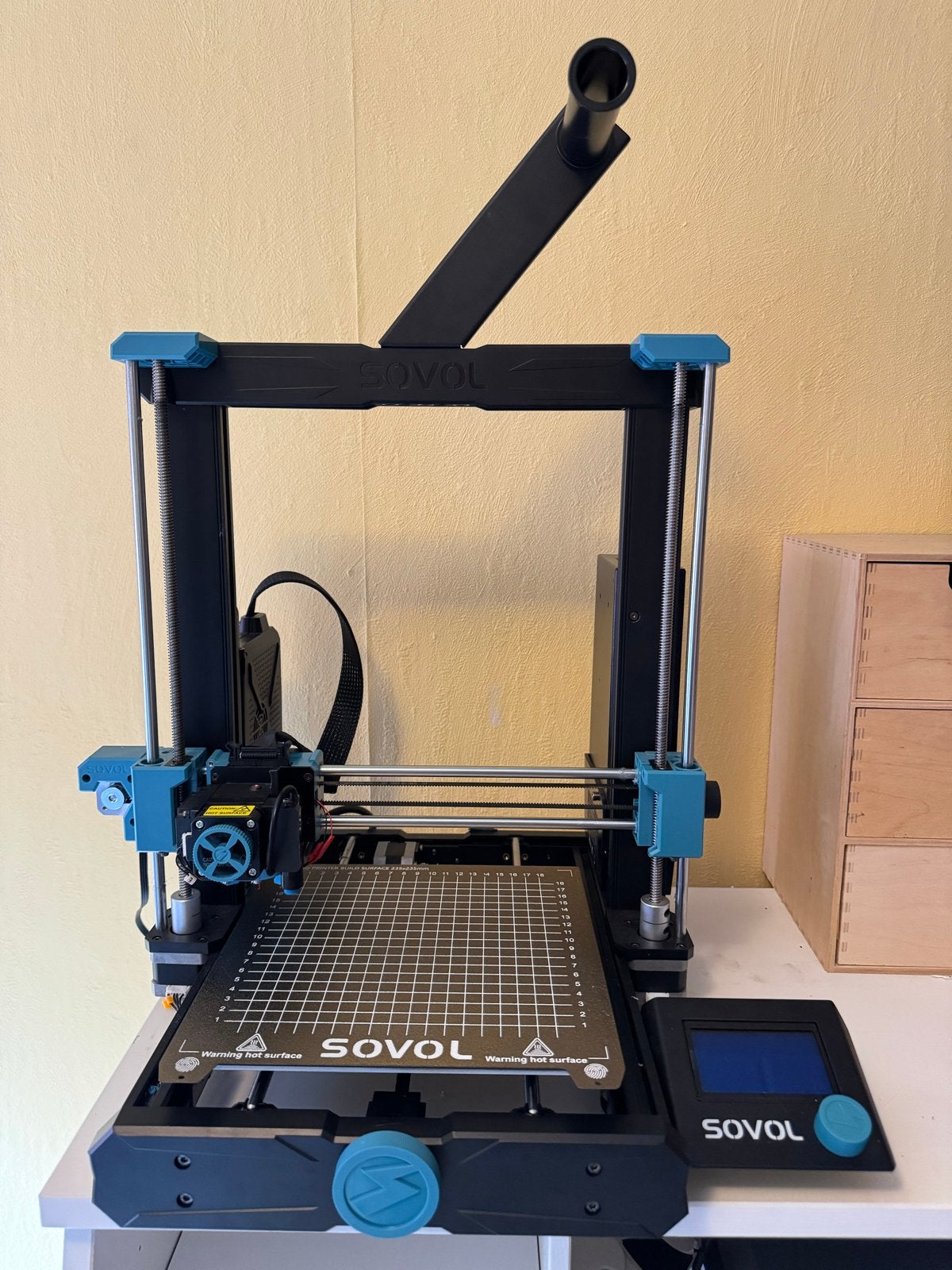 Sovol SV06 3D-printer met nieuwe hotend en fan upgrade, Computers en Software, 3D Printers, Ophalen, Gebruikt, Filament