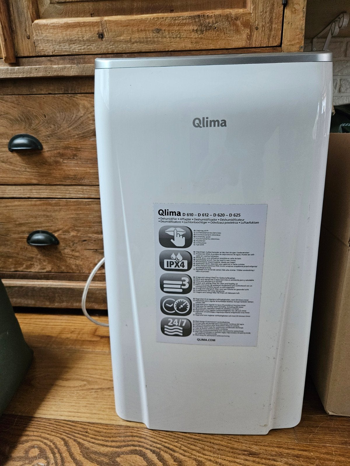 Qlima D‑serie luchtontvochtiger, Ophalen of Verzenden, Zo goed als nieuw, Luchtontvochter