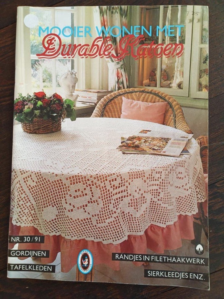 Mooier Wonen met Durable Katoen Haakpatronen haken, Ophalen of Verzenden, Zo goed als nieuw, Haken, Patroon of Boek