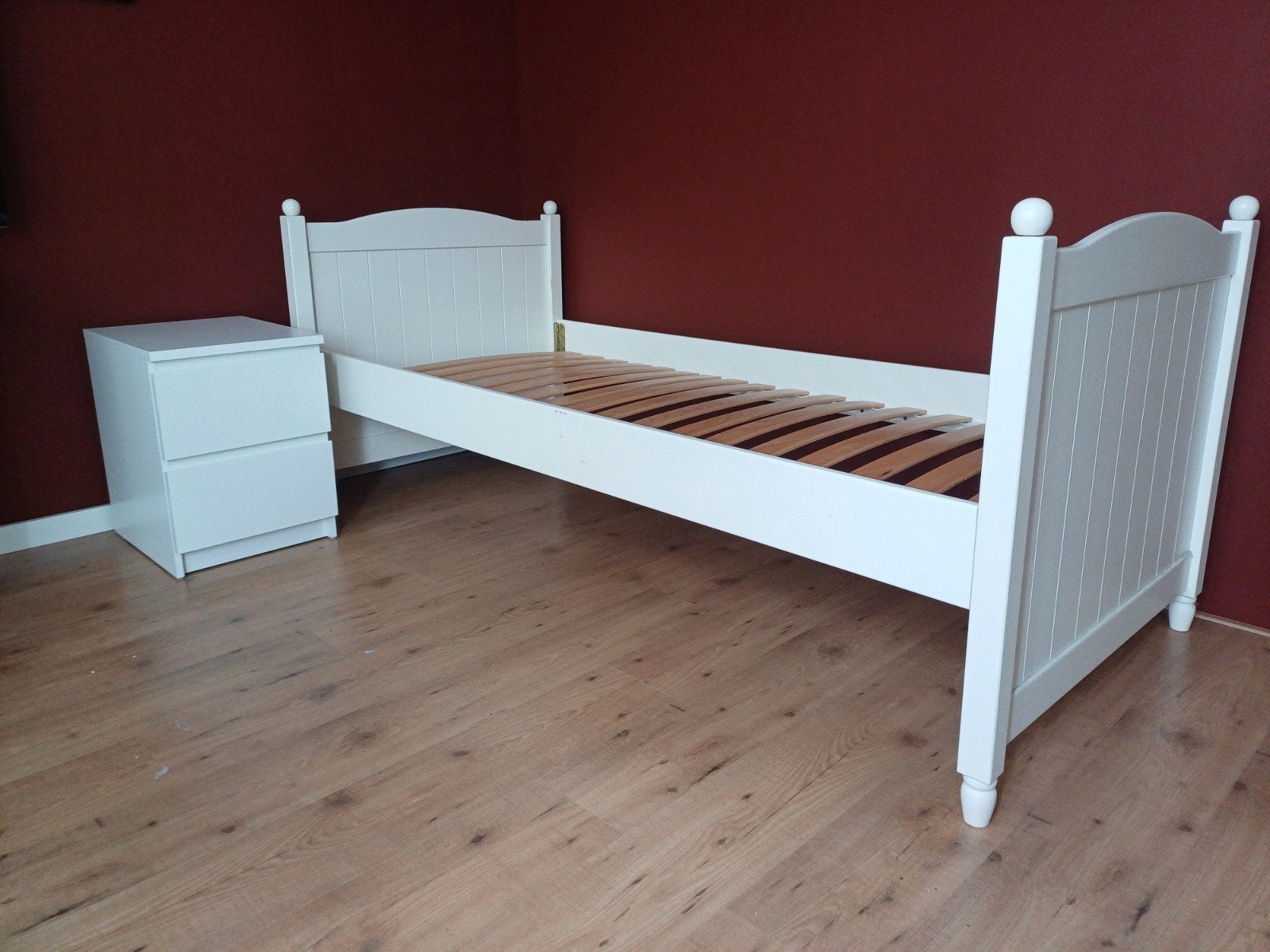 Bed 90x200 cm, Ophalen, Gebruikt, 90 cm, Eenpersoons