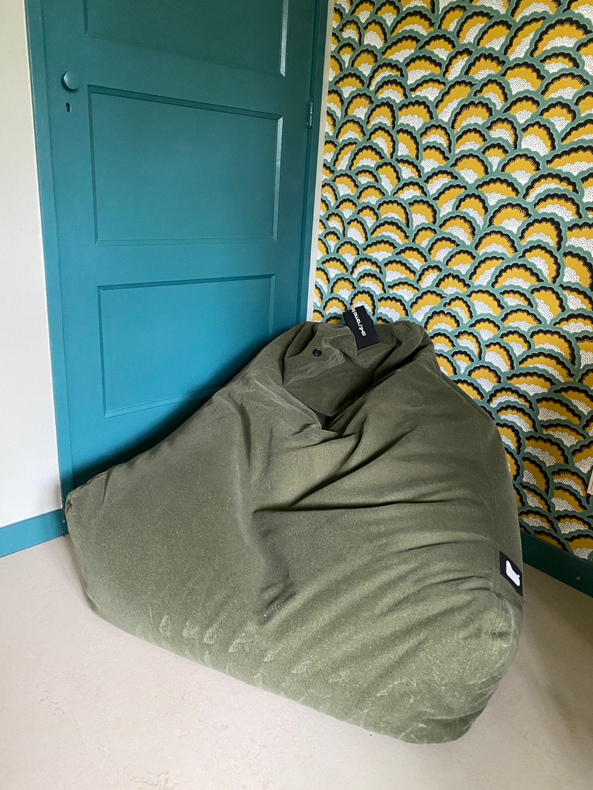 Extreme lounging zitzak groen, Ophalen, Zo goed als nieuw, Groen