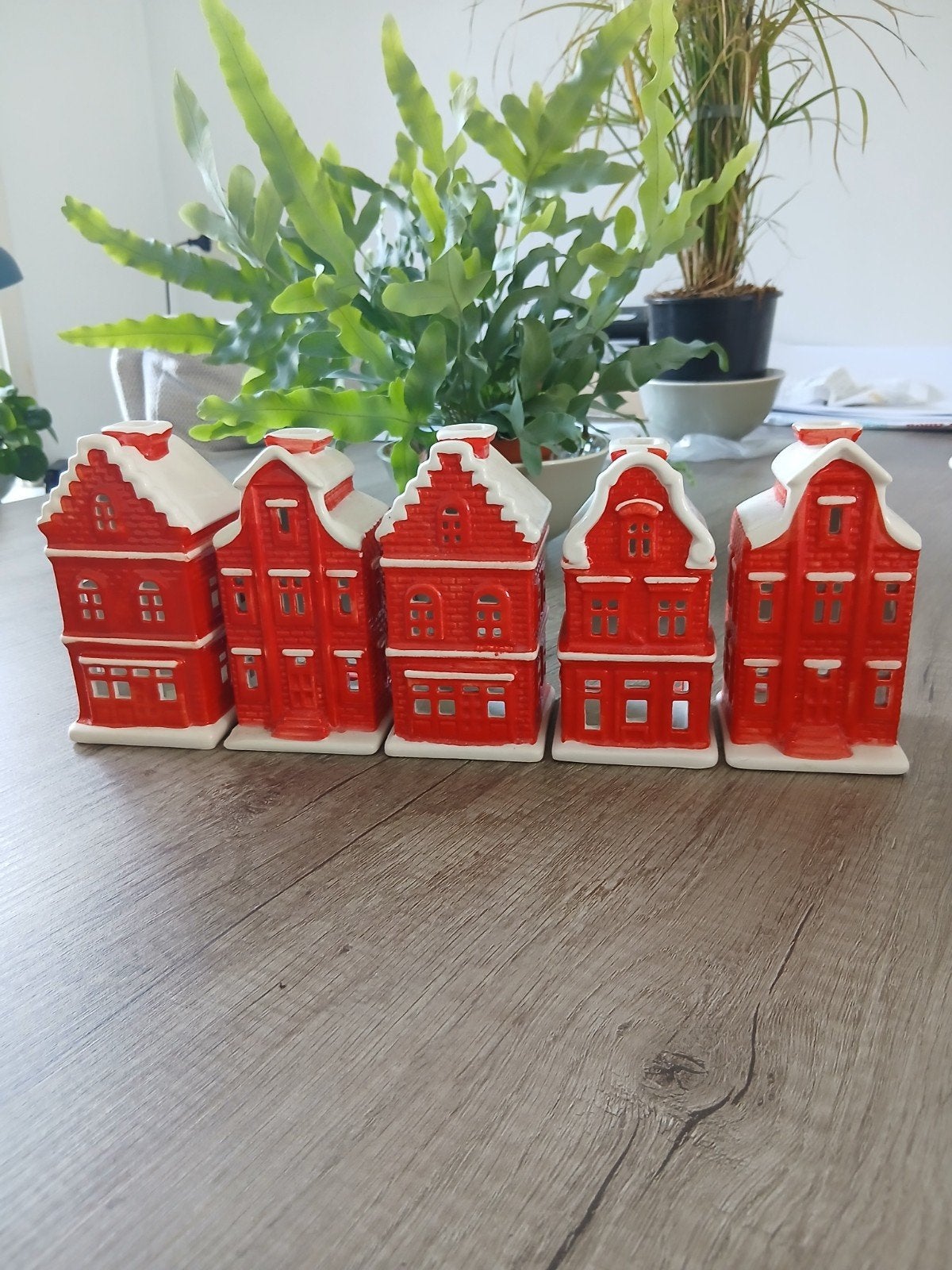 Waxine Kersthuisjes /Zaanse huisjes (Nieuw), Ophalen of Verzenden, Nieuw