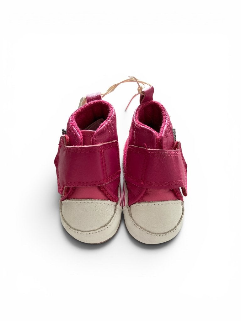 Koopje! Fuchsia klittenband babyslofjes van Melton, Schoentjes, Meisje, Ilewap, Nieuw