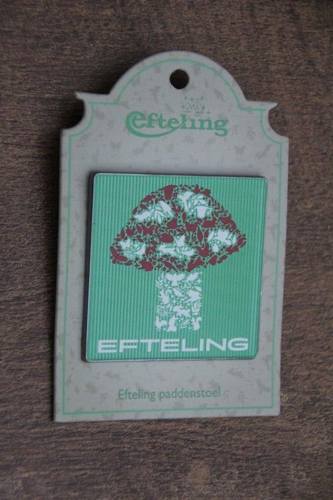 efteling pin  efteling paddenstoel, Ophalen of Verzenden, Nieuw, Button of Speldje