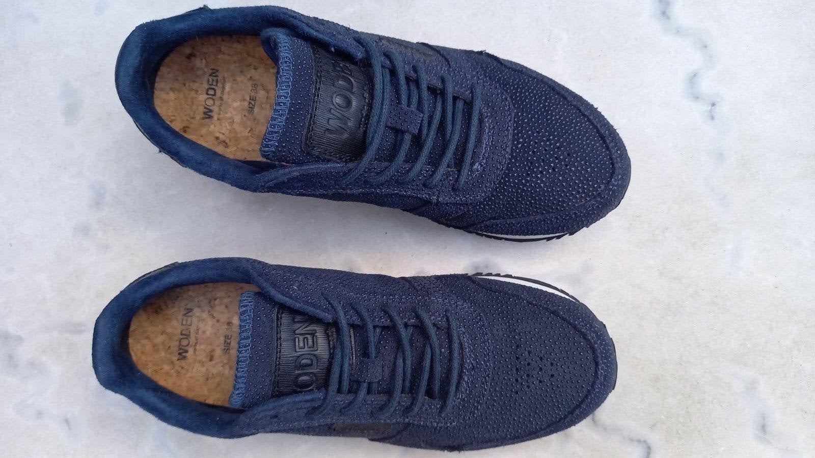 WODEN SNEAKERS NAAT 38., Blauw, Ophalen of Verzenden, WODEN., Sneakers of Gympen