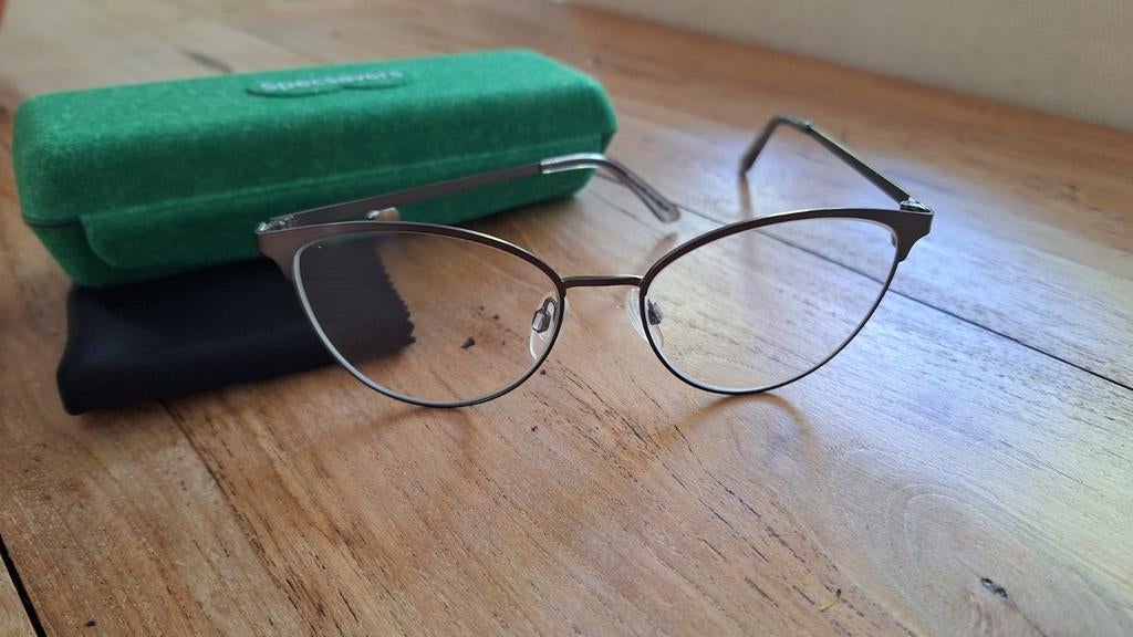 Specsavers leesbril/beeldschermbril sterkte +0.75, Overige merken, Ophalen of Verzenden, Zo goed als nieuw, Leesbril