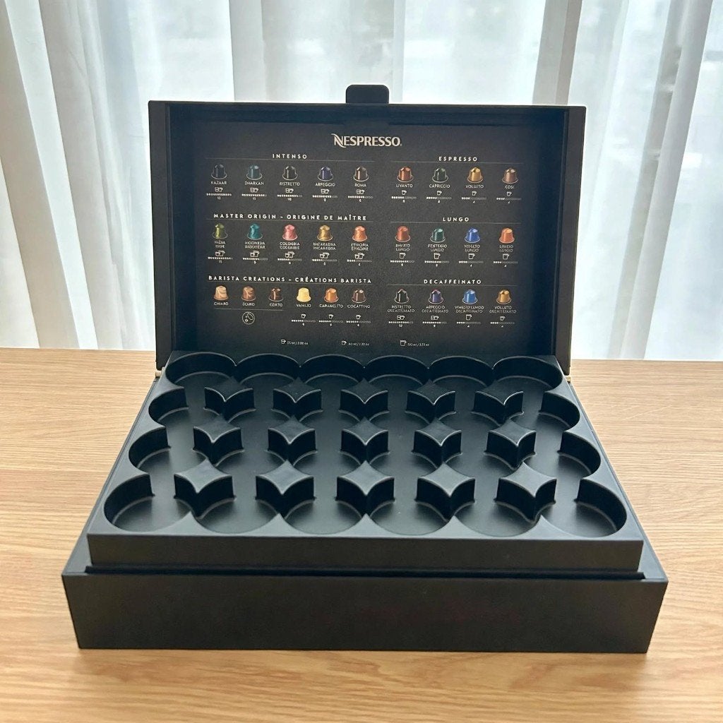 Nespresso Discovery Box - Opbergbox /  voor 48 capsules, Gebruikt, Nespresso, Ophalen of Verzenden, Capsulehouder