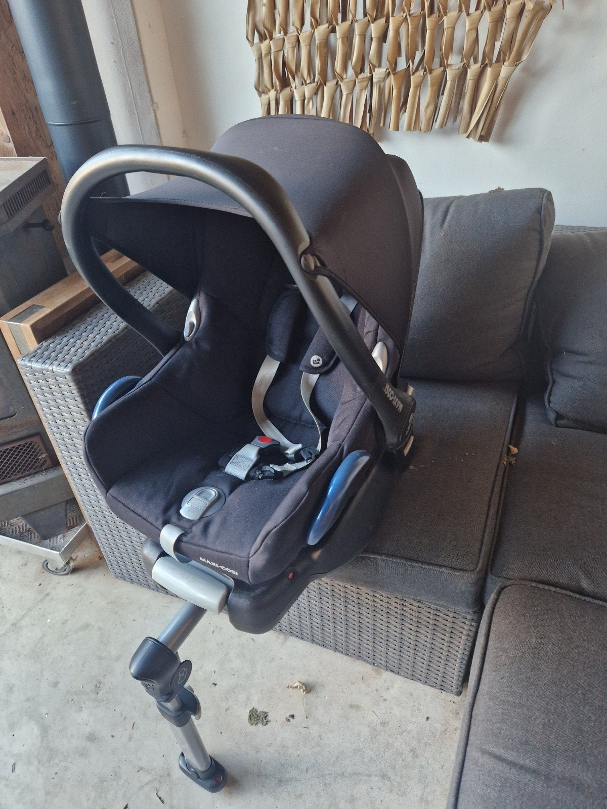 Maxi cosi, met base, autostoeltje, Ophalen, Gebruikt, Isofix, 0 t/m 13 kg