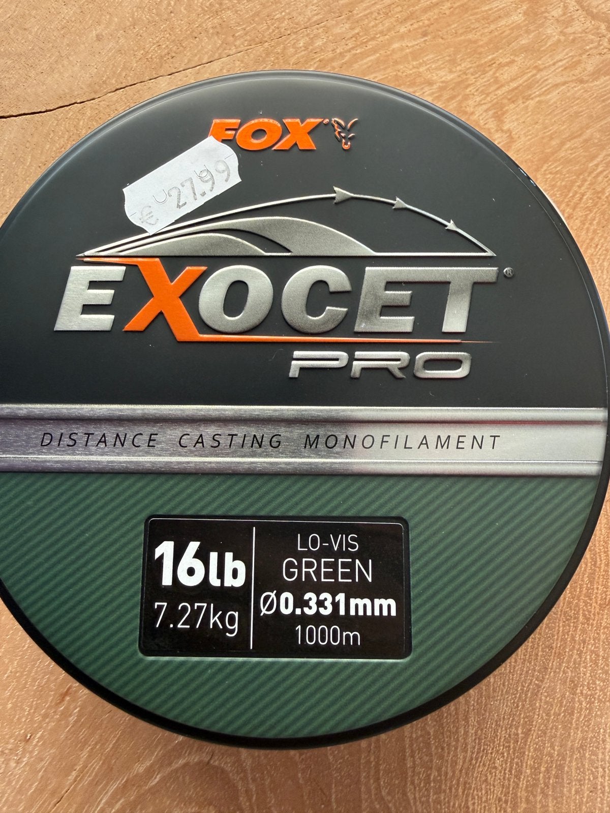 Fox Exocet Pro Distance Casting Monofilament visdraad, Ophalen of Verzenden, Nieuw, Vislijn