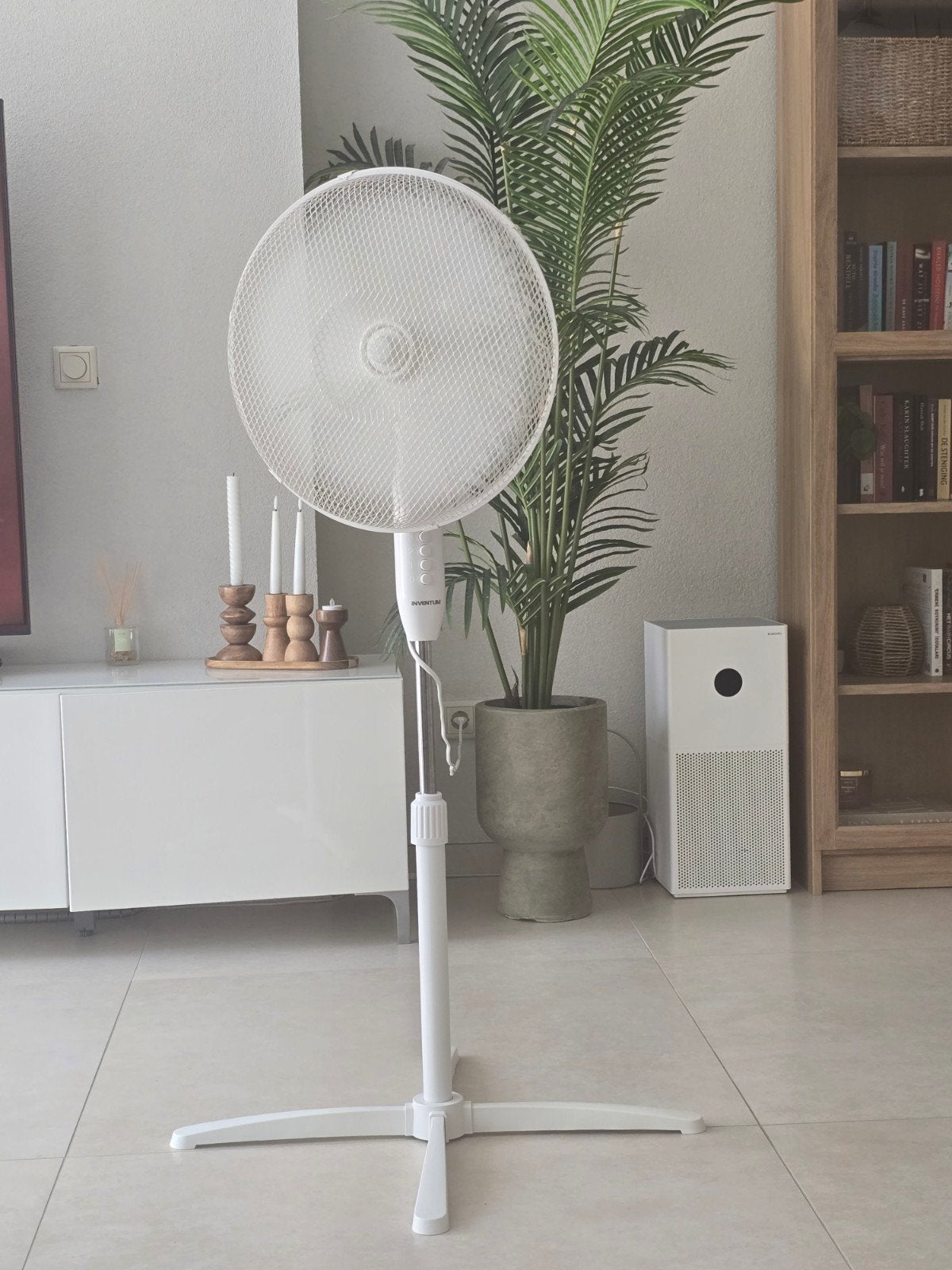 Inventum Statiefventilator - Nieuw, alleen uitgepakt, Witgoed en Apparatuur, Ventilatoren, Ophalen of Verzenden, Zo goed als nieuw