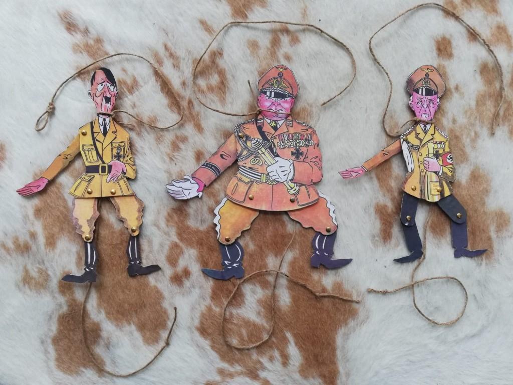 WO2 Propaganda Trekpoppen Set, Verzamelen, Ophalen of Verzenden, Landmacht, Duitsland, Overige typen