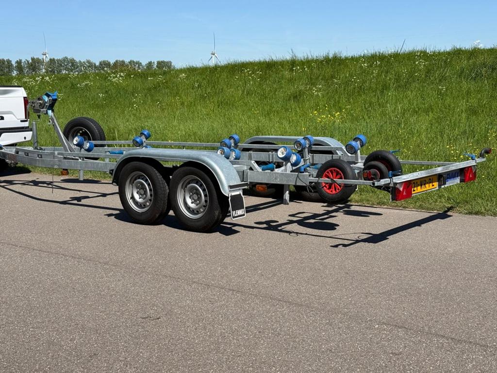 Vlemmix tandemas trailer type 2700/700 direct beschikbaar, Watersport en Boten, Ophalen, 1500 tot 3000 kg, 6 tot 9 meter, Overige typen