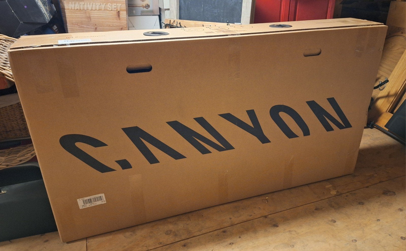 Gratis Canyon fiets doos, Ophalen