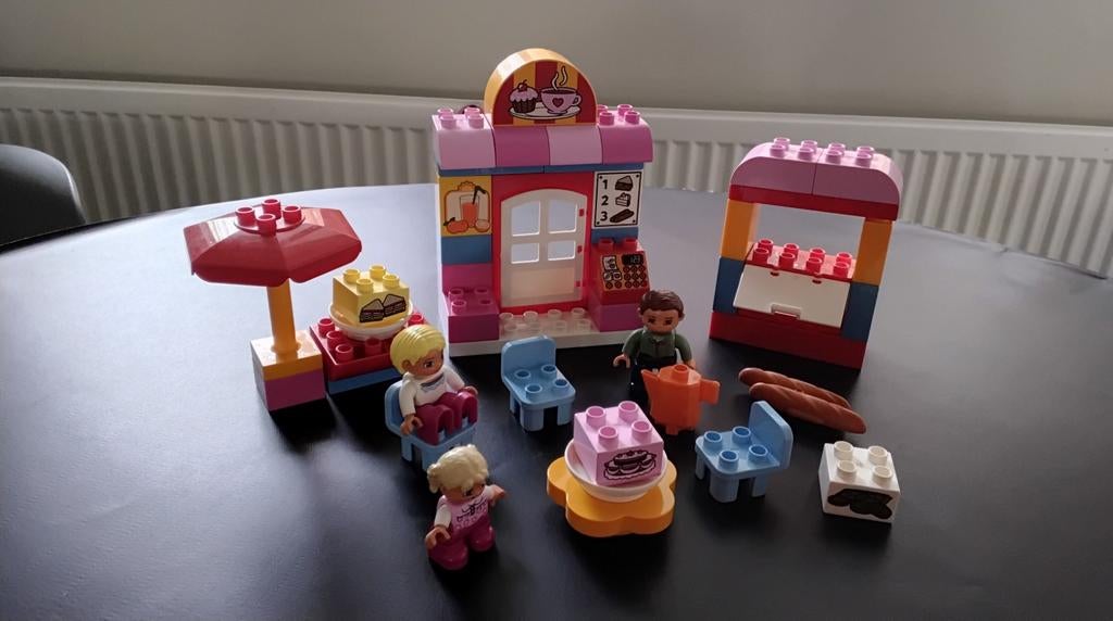 LEGO Duplo Café / Lunchroom Set 10587 - Compleet, Overige thema's, Compleet, Ophalen of Verzenden, Zo goed als nieuw