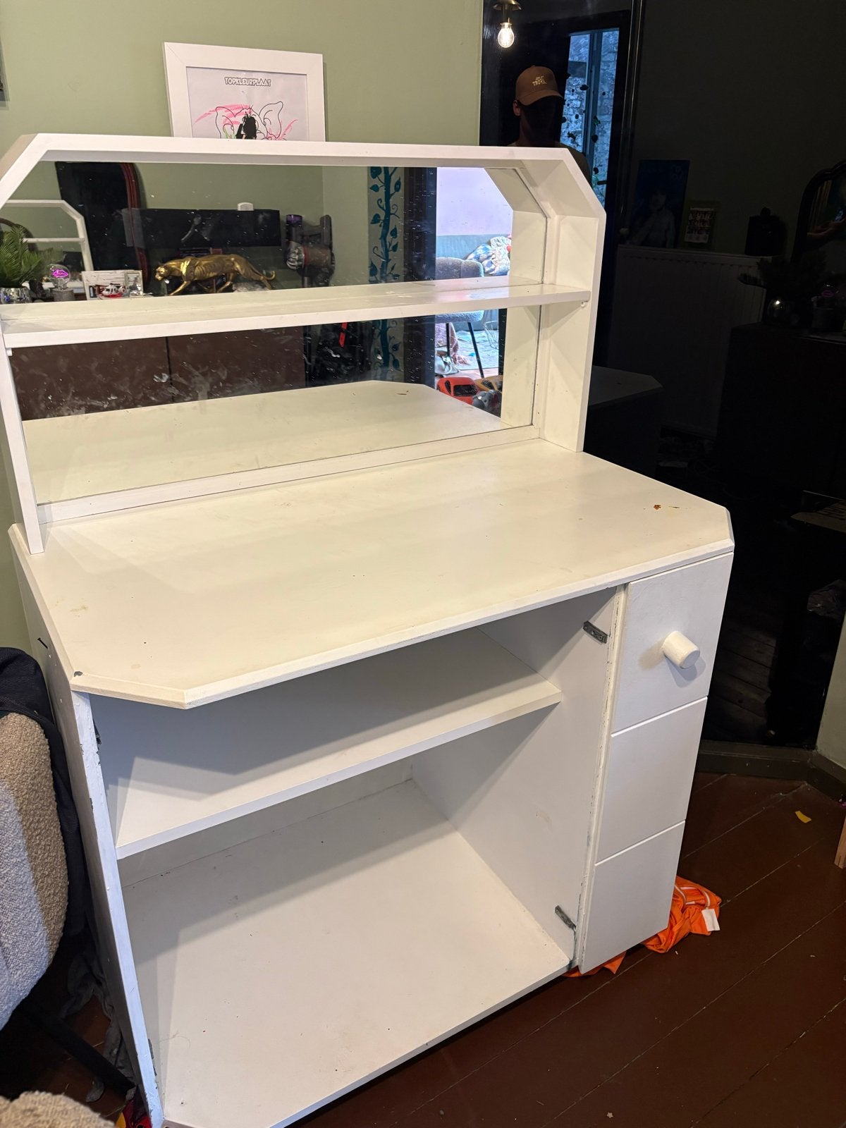 Grote commode wit., Ophalen, Gebruikt