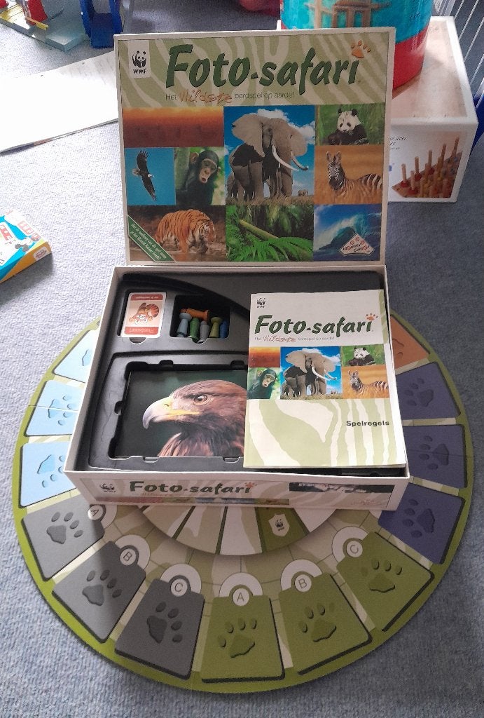 Spel Foto-Safari, Ophalen, Zo goed als nieuw