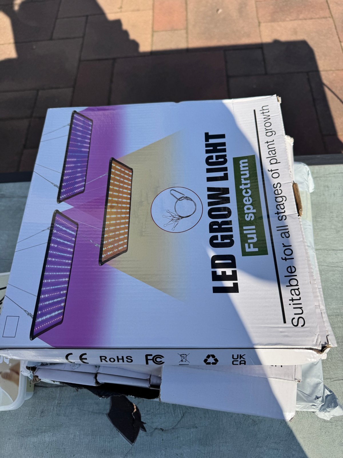 LED Groeilamp Full Spectrum 5x voor Plantengroei, Kweeklamp, Led, Led, Nieuw