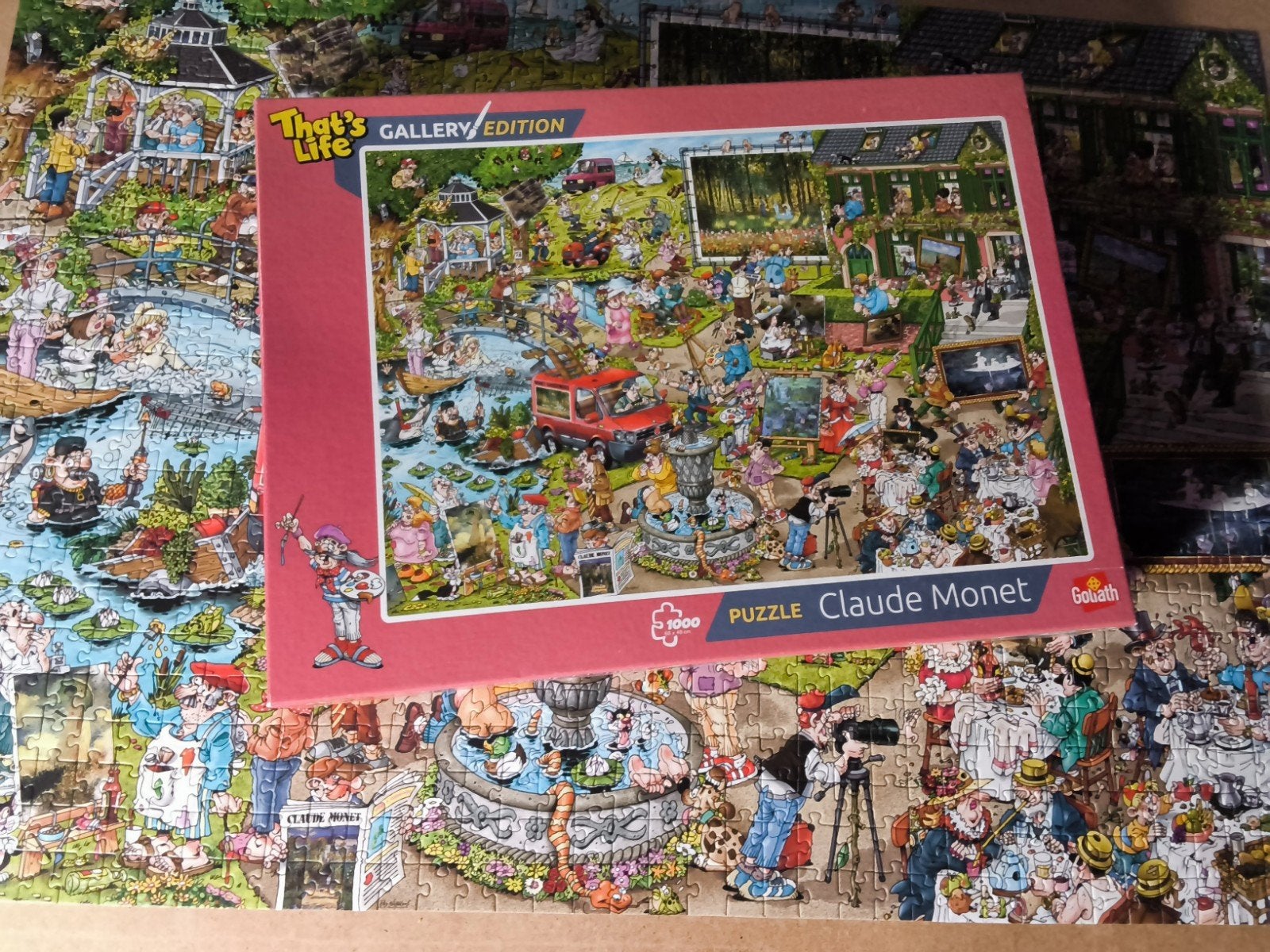 That's Life Gallery Edition 1000 stukjes Claude Monet, Ophalen of Verzenden, 500 t/m 1500 stukjes, Zo goed als nieuw, Legpuzzel