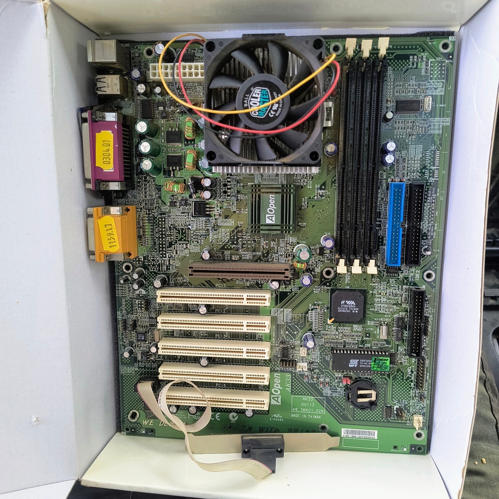 Gigabyte GA-M56S-S3 Moederbord met AMD Athlon Processor, Computers en Software, Gebruikt, DDR2, ATX, AMD