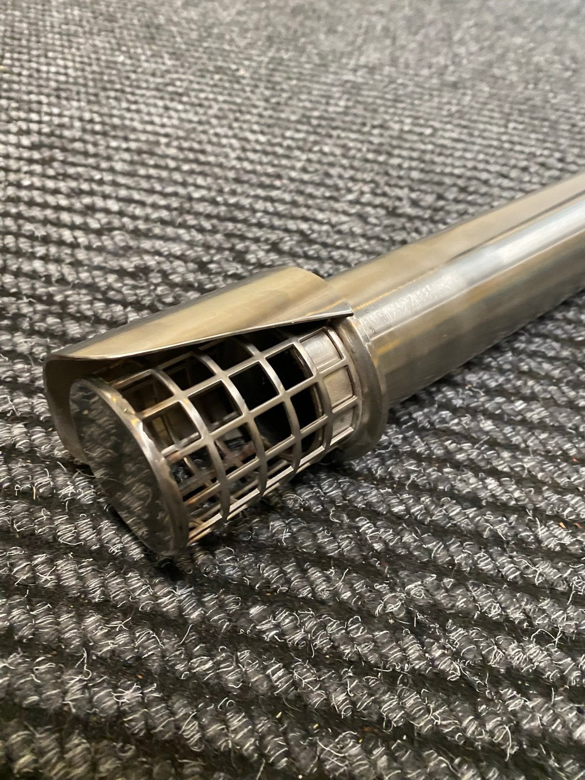 RVS muurdoorvoer pelletkachel buitenlucht Ø 48 mm, Huis en Inrichting, Ophalen of Verzenden, Nieuw