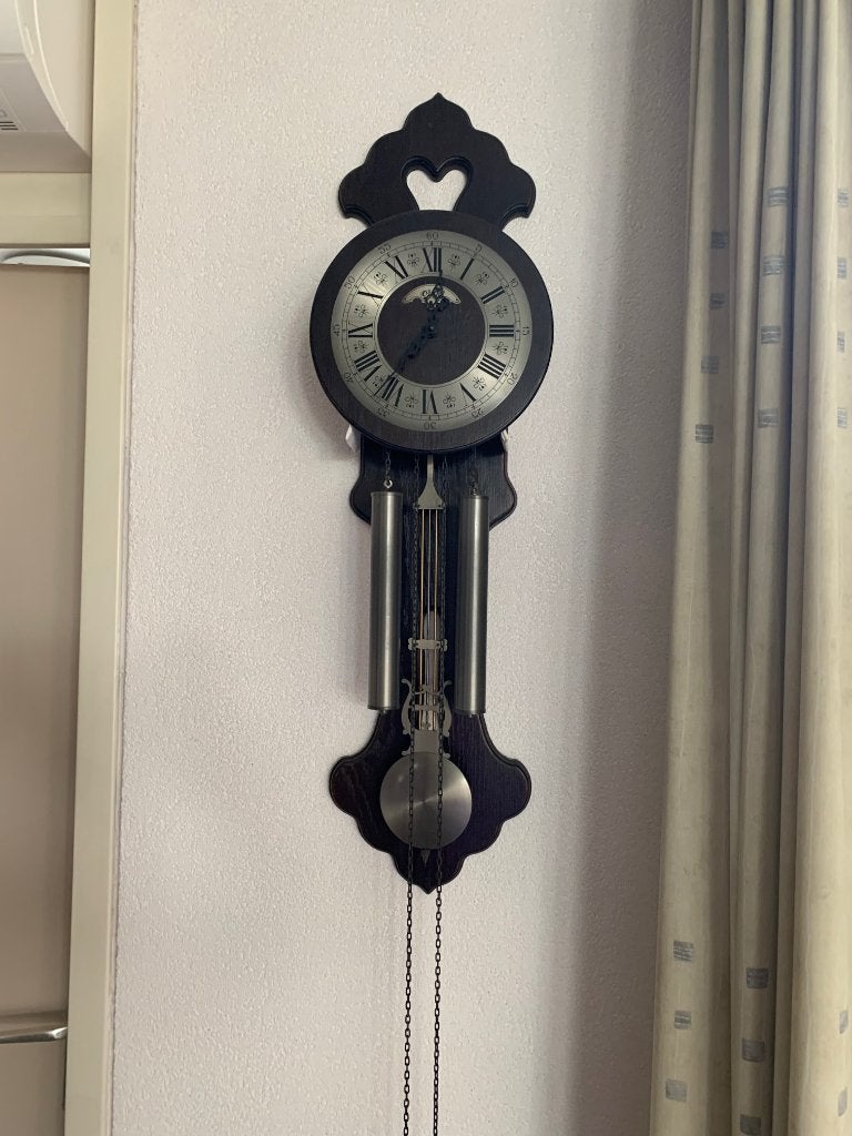 Mooie wandklok met gewichten, Ophalen, Analoog, Met gewichten, Wandklok