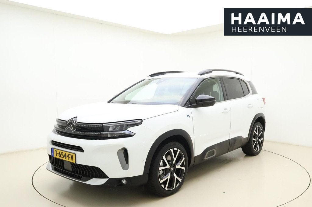 Citroen C5 Aircross 1.6 Plug-in Hybrid 180 Business Plus Aut, Auto's, Citroën, Gebruikt, 4 cilinders, Wit, Hybride Elektrisch/Benzine