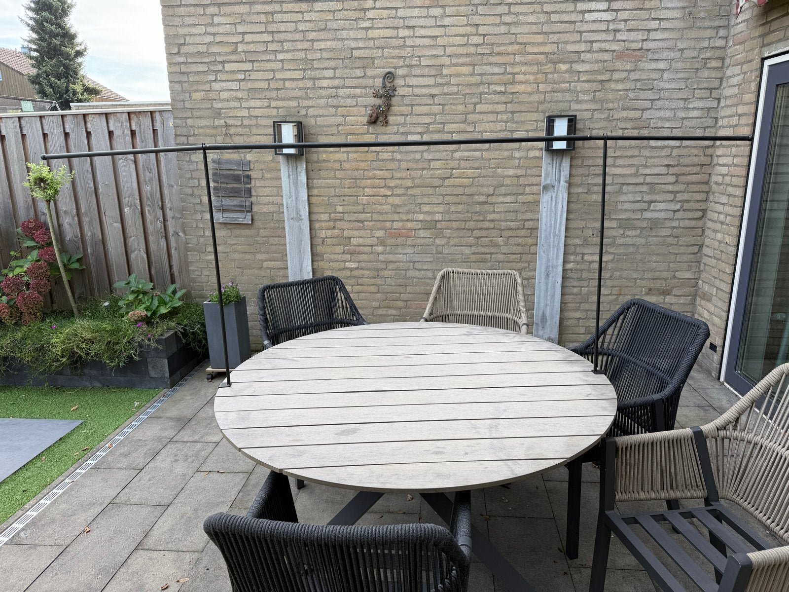 Tafelklem voor tuintafel - 140 cm tot 250 cm, Ophalen, Gebruikt, Metaal