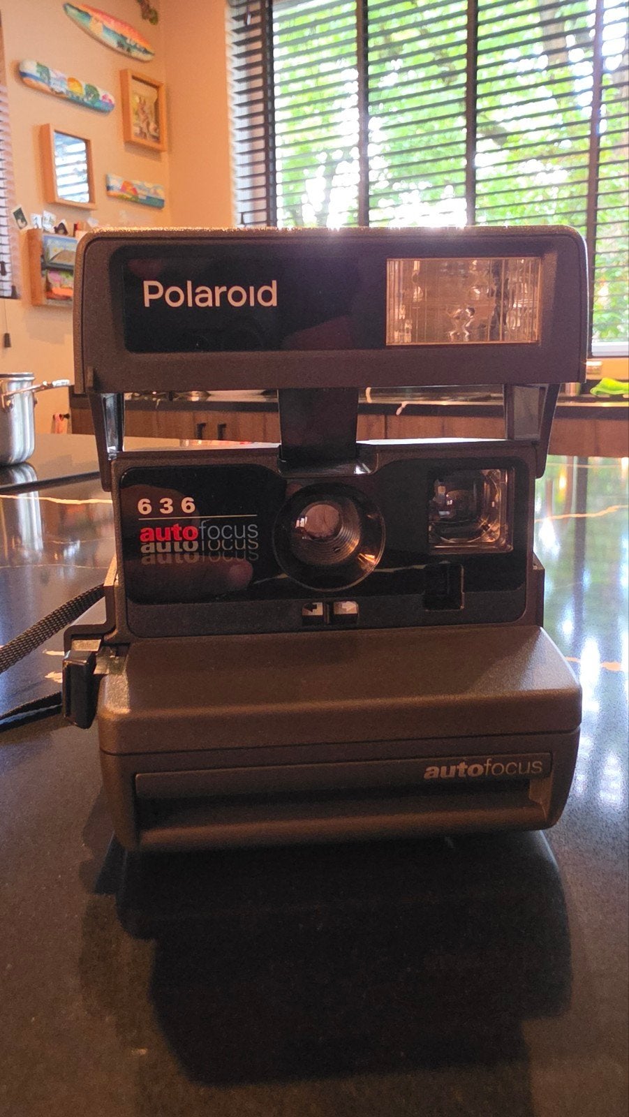Polaroid 636 Autofocus Instant Camera met Sacar tas, Audio, Tv en Foto, Ophalen of Verzenden, Zo goed als nieuw, Polaroid