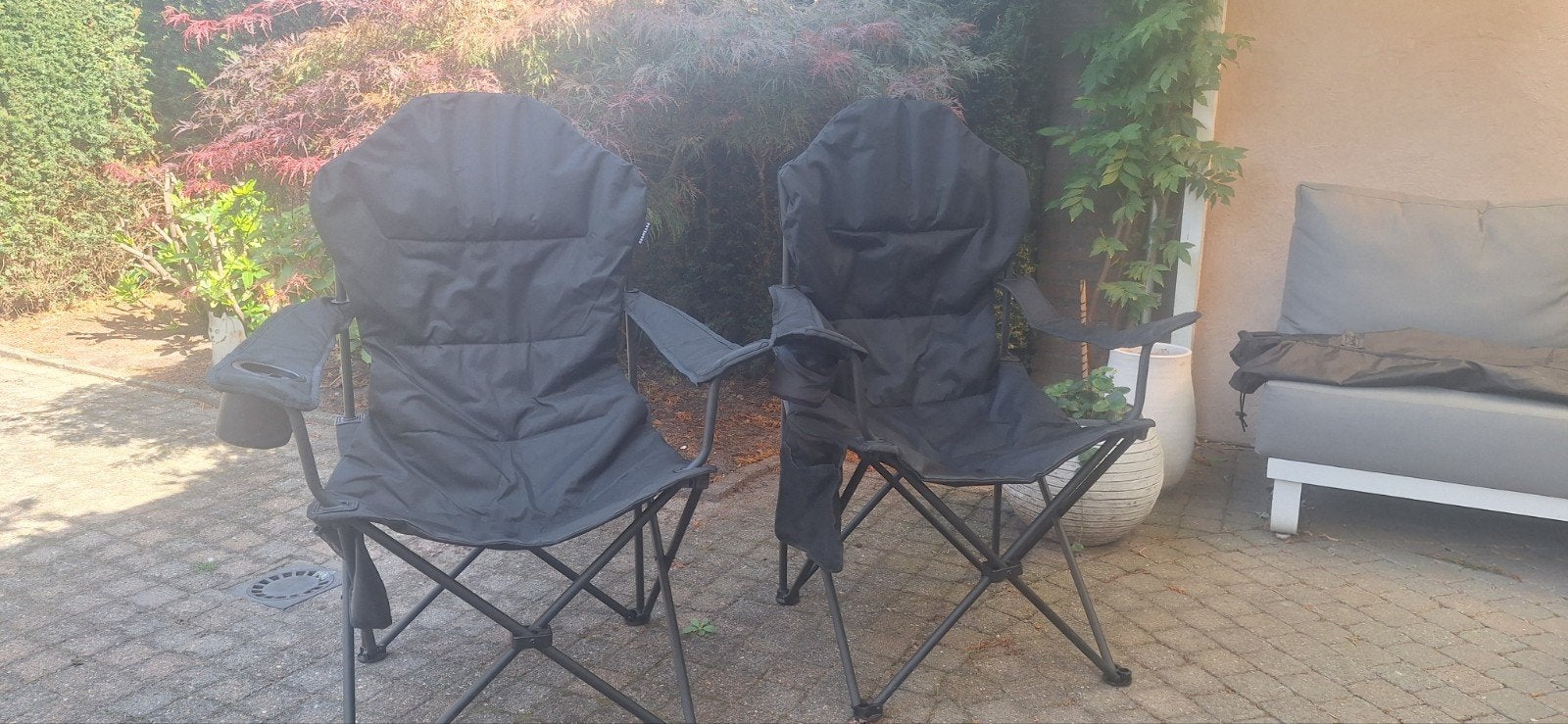 Opvouwbare campingstoelen, Caravans en Kamperen, Ophalen, Zo goed als nieuw, Campingstoel