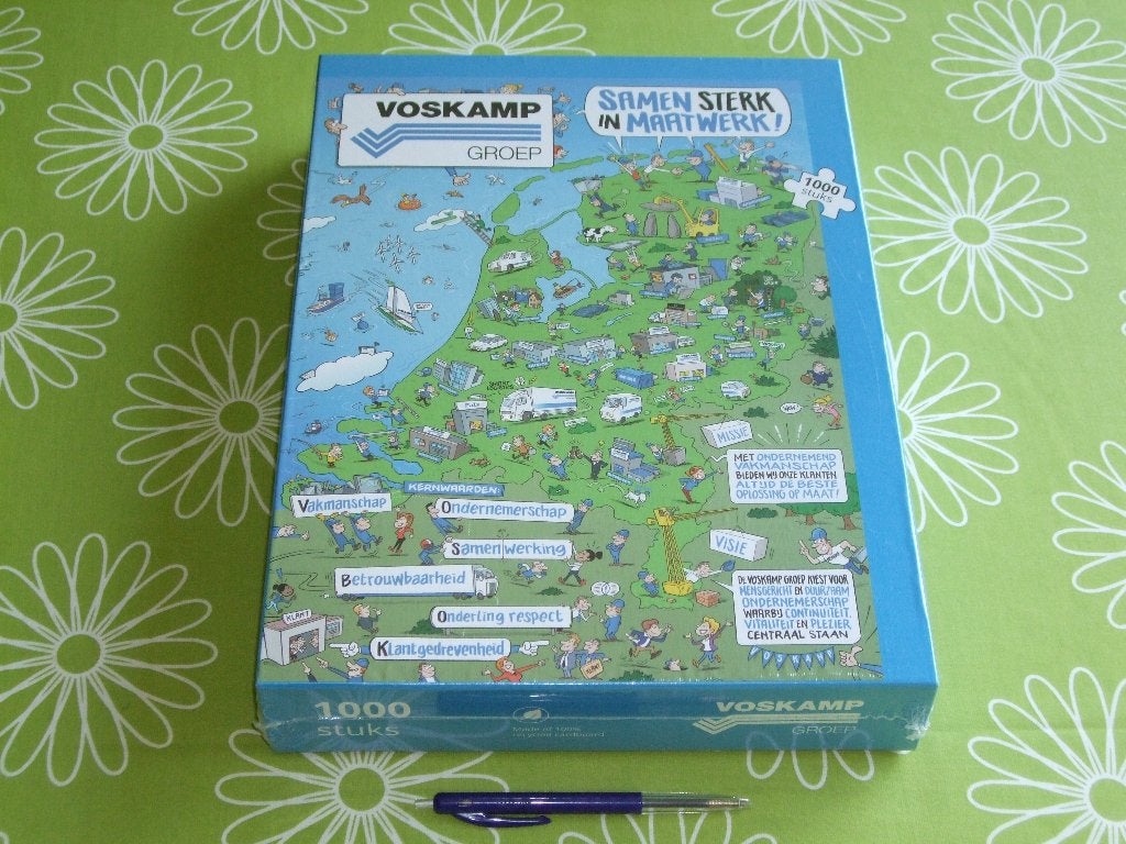 Nieuw in seal: puzzel Voskamp groep - 1000 stukjes, Hobby en Vrije tijd, Ophalen of Verzenden, 500 t/m 1500 stukjes, Nieuw, Legpuzzel