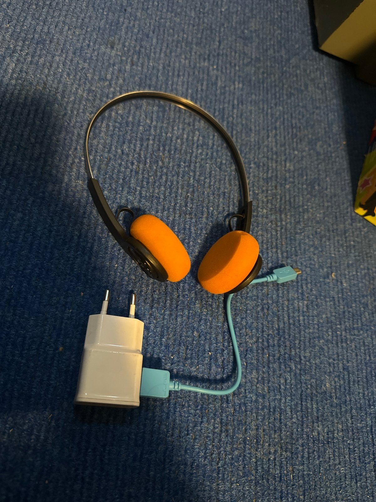 Bluetooth headset in 80s stijl - Oranje, Audio, Tv en Foto, Overige merken, Gebruikt, Oranje, Bluetooth