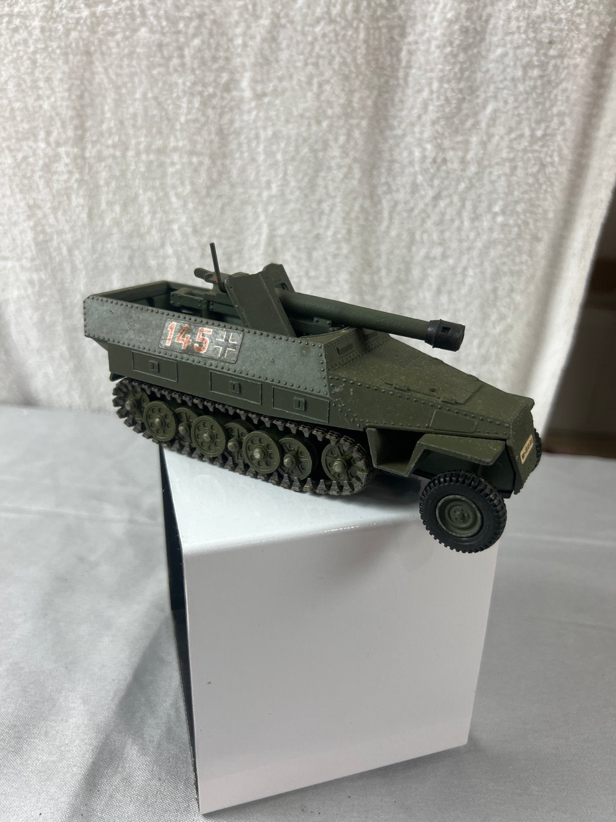 Dinky Toys 7.5 cm Tank Destroyer - Militair Voertuig, Ophalen of Verzenden, Zo goed als nieuw, Bus of Vrachtwagen, Dinky Toys