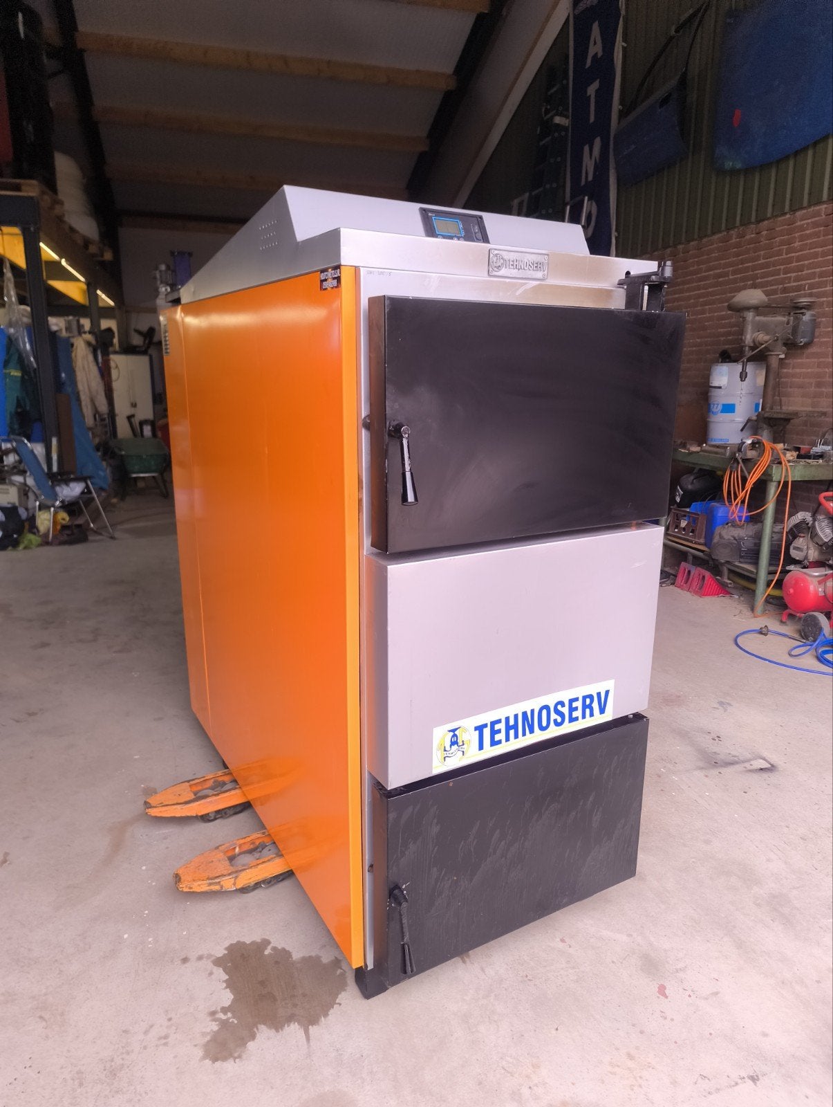 piromax houtvergasser hout cv ketel, Ophalen of Verzenden, Gebruikt