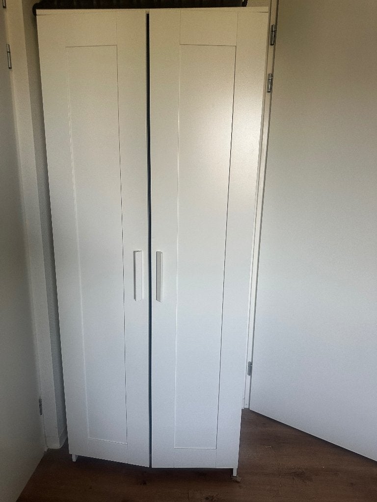 IKEA BRIMNES – Wardrobe + Chest of Drawers | Set 150 €, Ophalen, 100 tot 150 cm, 5 laden of meer, Zo goed als nieuw