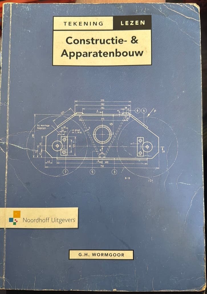 G.H. Wormgoor - Tekeninglezen constructie & apparatenbouw, Boeken, G.H. Wormgoor, Ophalen of Verzenden, Zo goed als nieuw, Nederlands