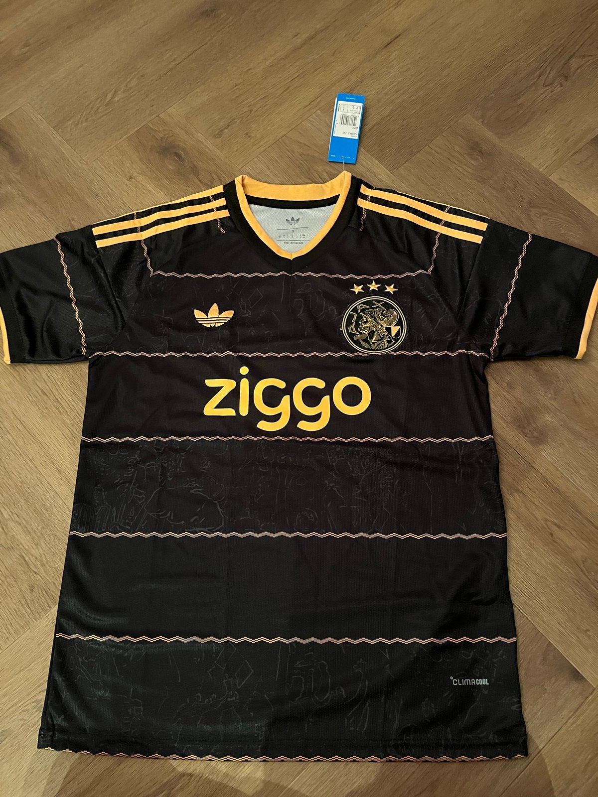 Ajax uitshirt 2026/2027 maat S, Ophalen of Verzenden, Nieuw, Maat 46 (S) of kleiner, Zwart