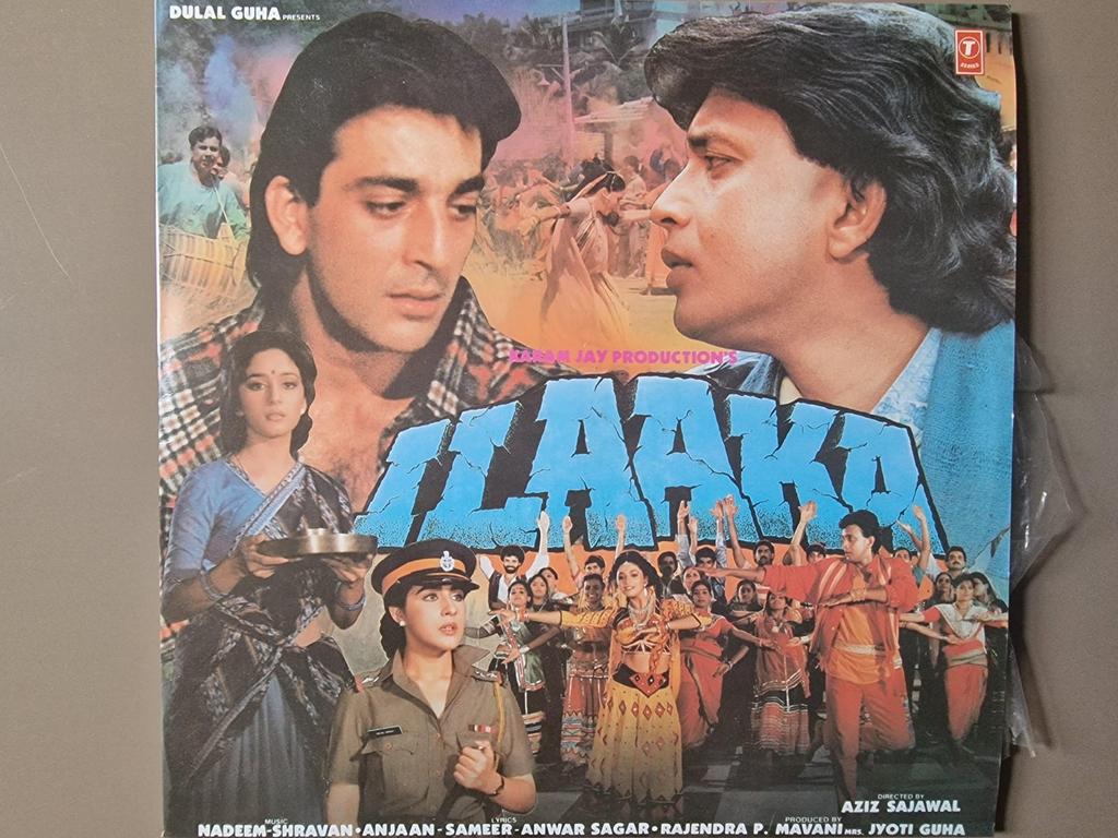 Ilaaka (1989) Bollywood LP Vinyl - Indiase Filmmuziek, Verzenden, Zo goed als nieuw
