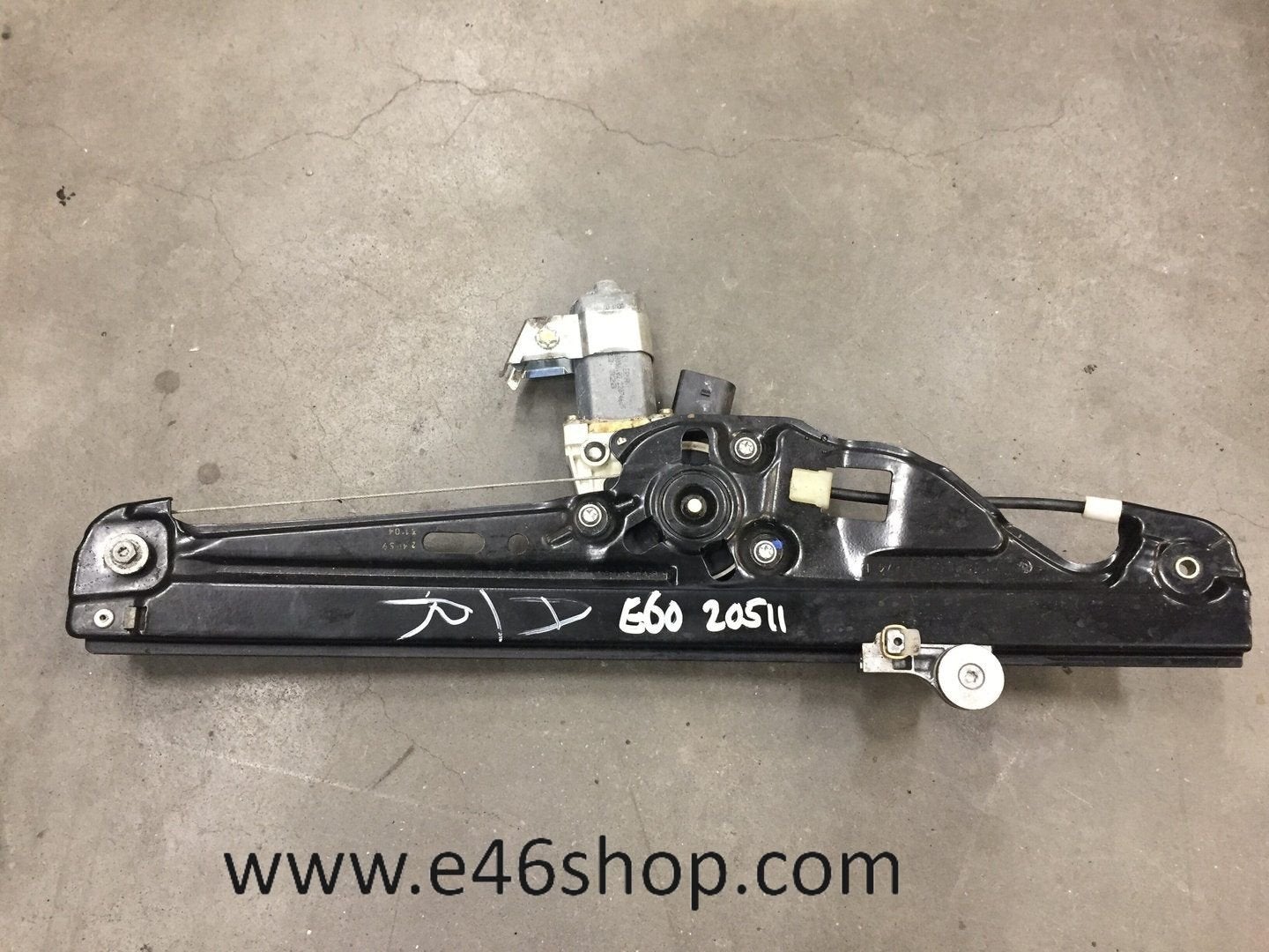Raammotor compleet BMW E60 E61 rechts achter, Gebruikt, -, -, Ophalen of Verzenden
