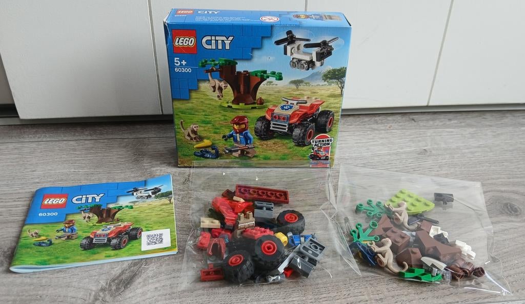 Lego City 60300 - Quad en Dieren, Ophalen of Verzenden, Zo goed als nieuw, Complete set, Lego