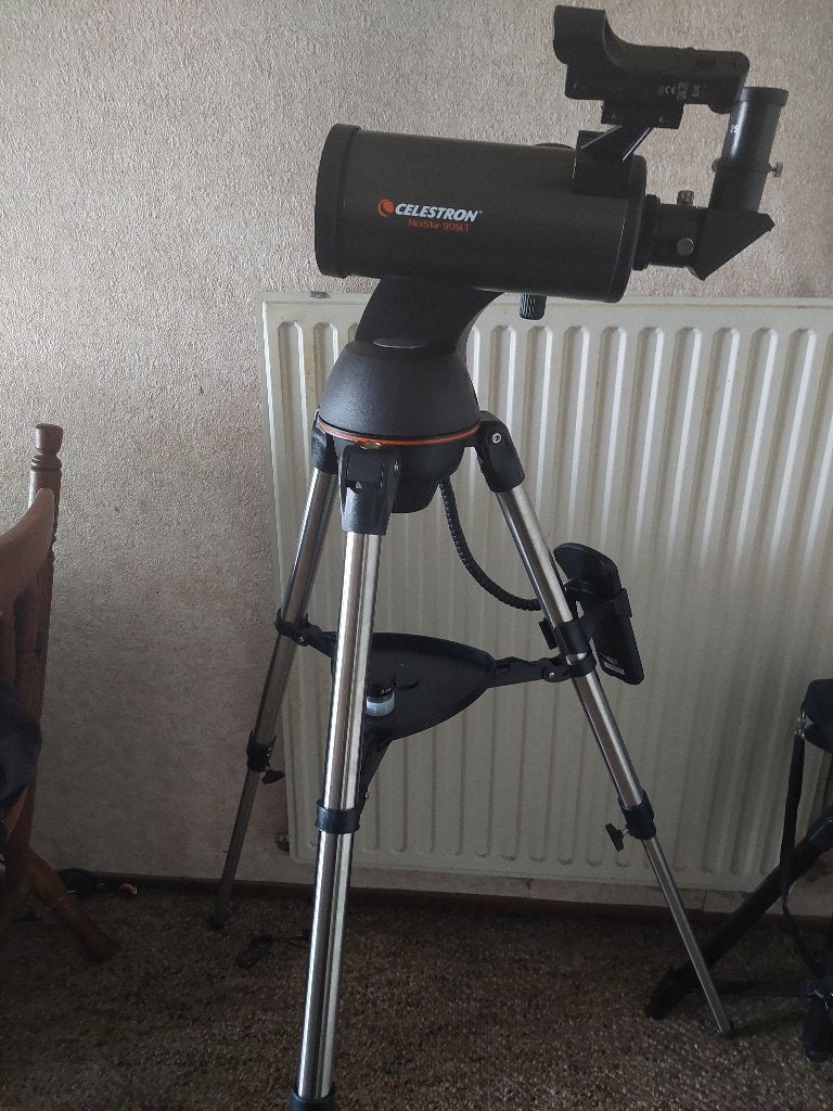 telescoop, Audio, Tv en Foto, Optische apparatuur | Telescopen, Ophalen, 80 tot 200 mm, Met statief, Spiegeltelescoop (reflector)