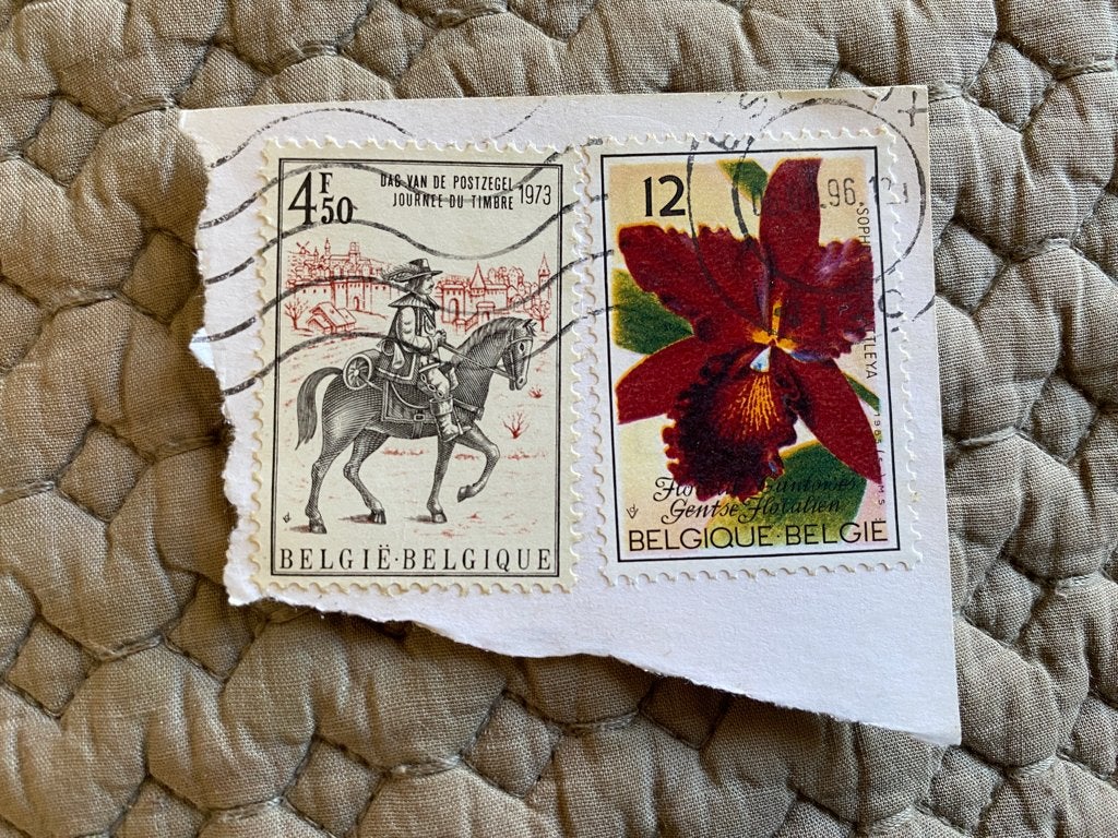 Belgische postzegel 1973 Yvert 2165 en 1668, Verzenden, Frankeerzegel, Gestempeld, Gestempeld