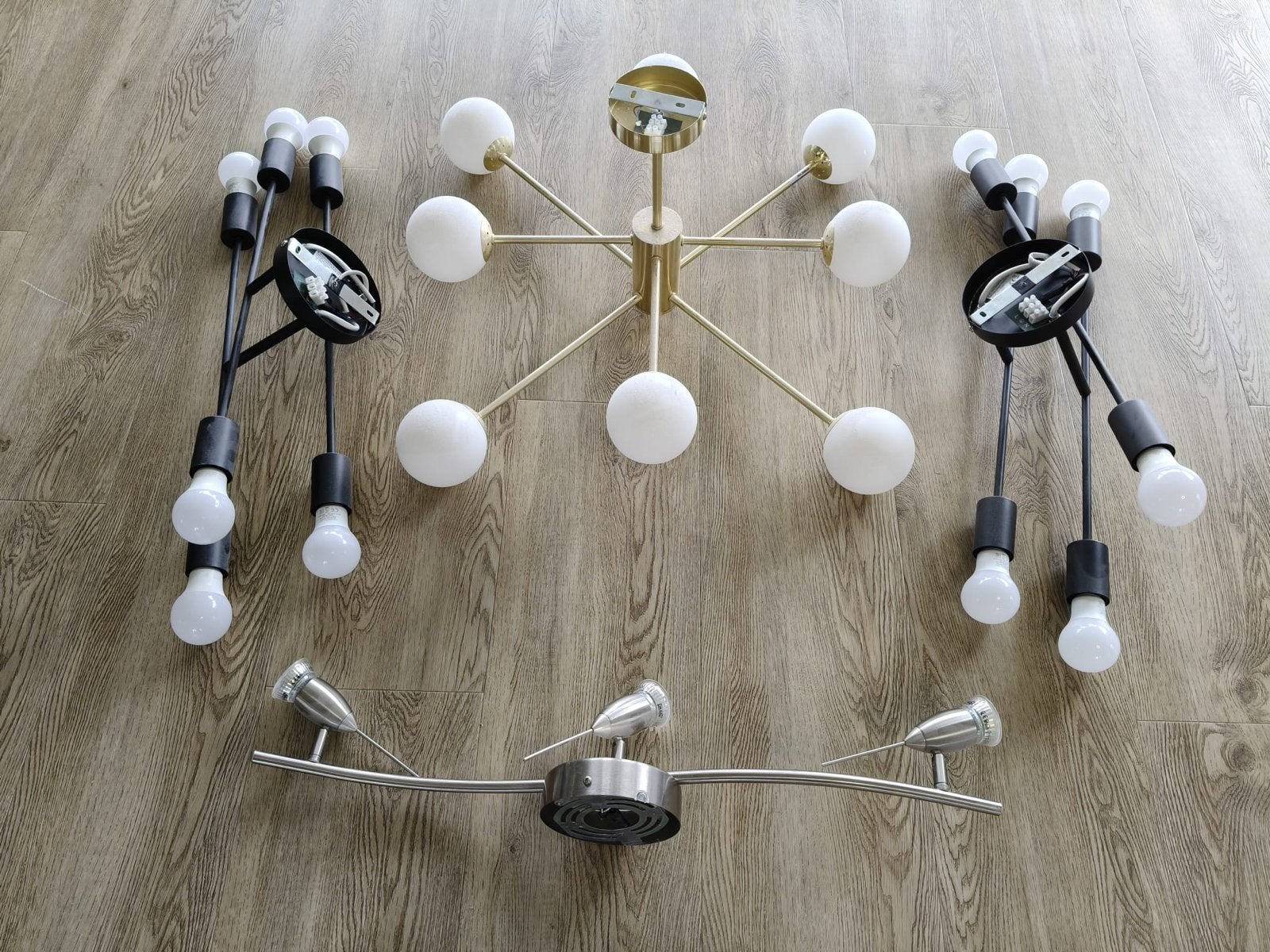 Diverse Verlichtingsset: Keuken, Woonkamer & Assorti Lampen, Huis en Inrichting, Ophalen of Verzenden, Gebruikt, Metaal
