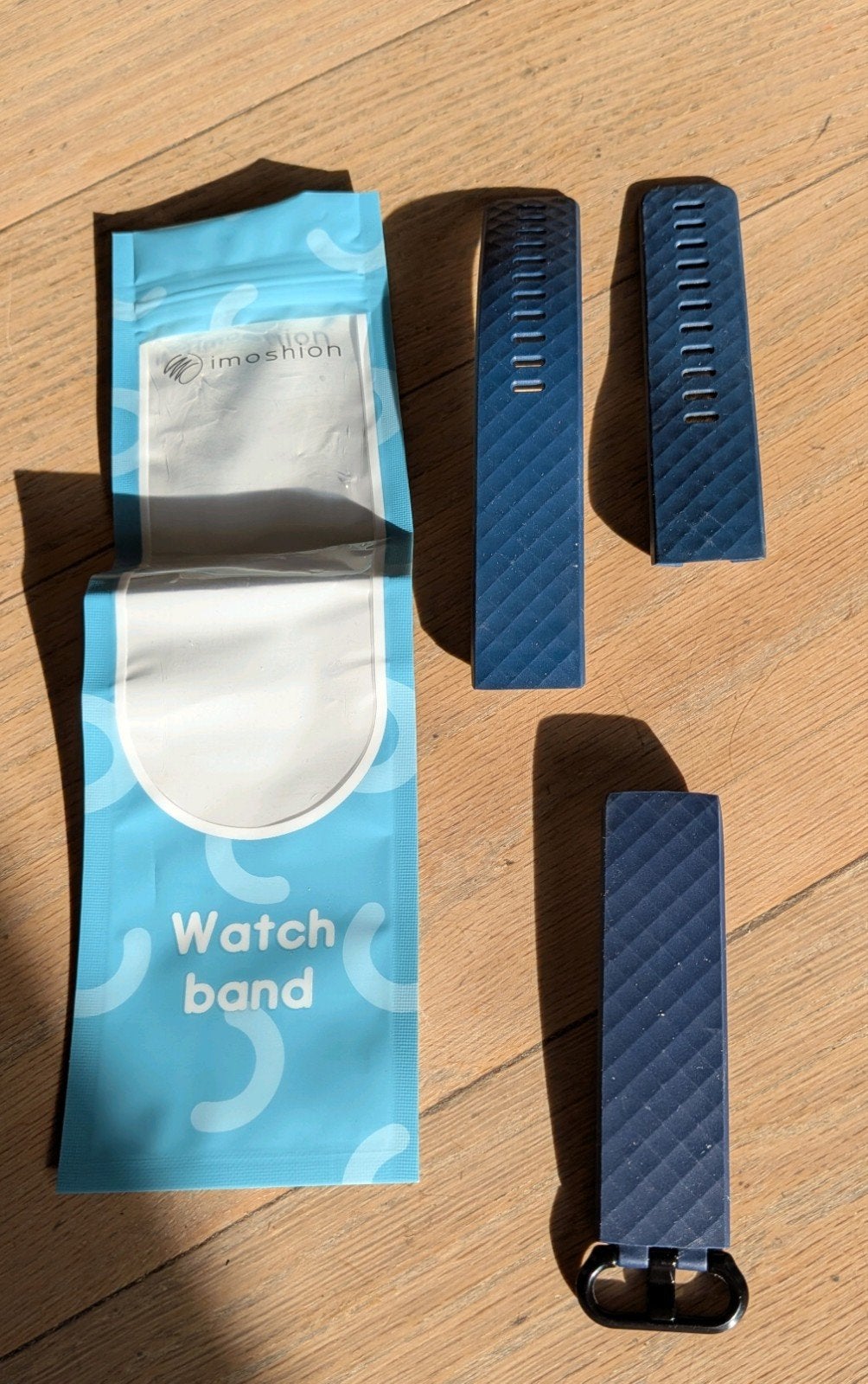 Fitbit Charge 4: horlogebandje, Blauw, Ophalen of Verzenden, Zo goed als nieuw, Fitbit