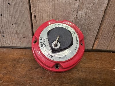 Accukeuze schakelaar, Watersport en Boten, Bootonderdelen, Niet ingevuld, Gebruikt, Niet ingevuld, Niet ingevuld