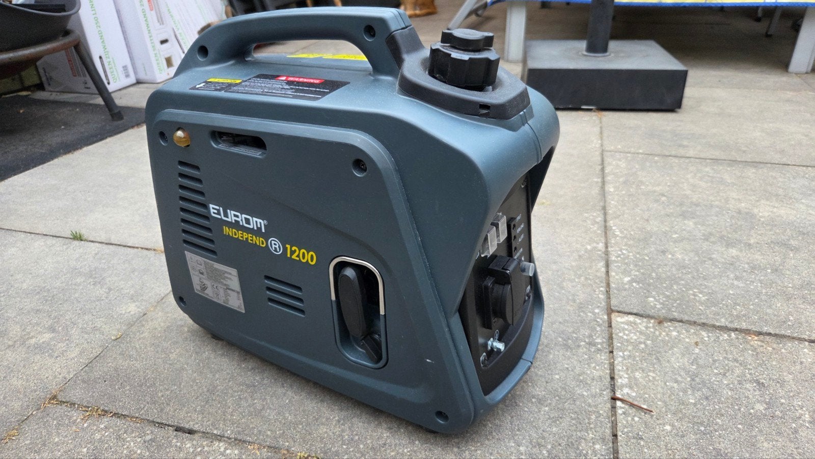 Eurom Independ 1200 aggregaat, Ophalen, Zo goed als nieuw, Minder dan 5 kVA, Benzine
