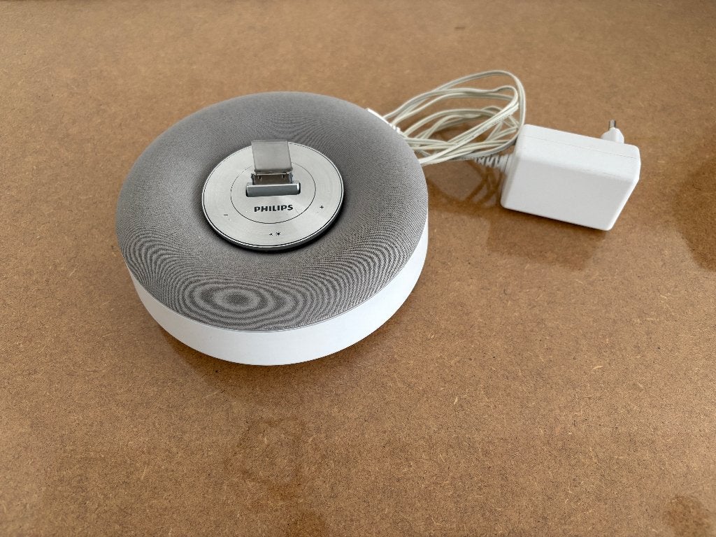 Philips DS1100 docking-luidspreker met klok, Philips, Docking station, Telefoon, Ophalen of Verzenden