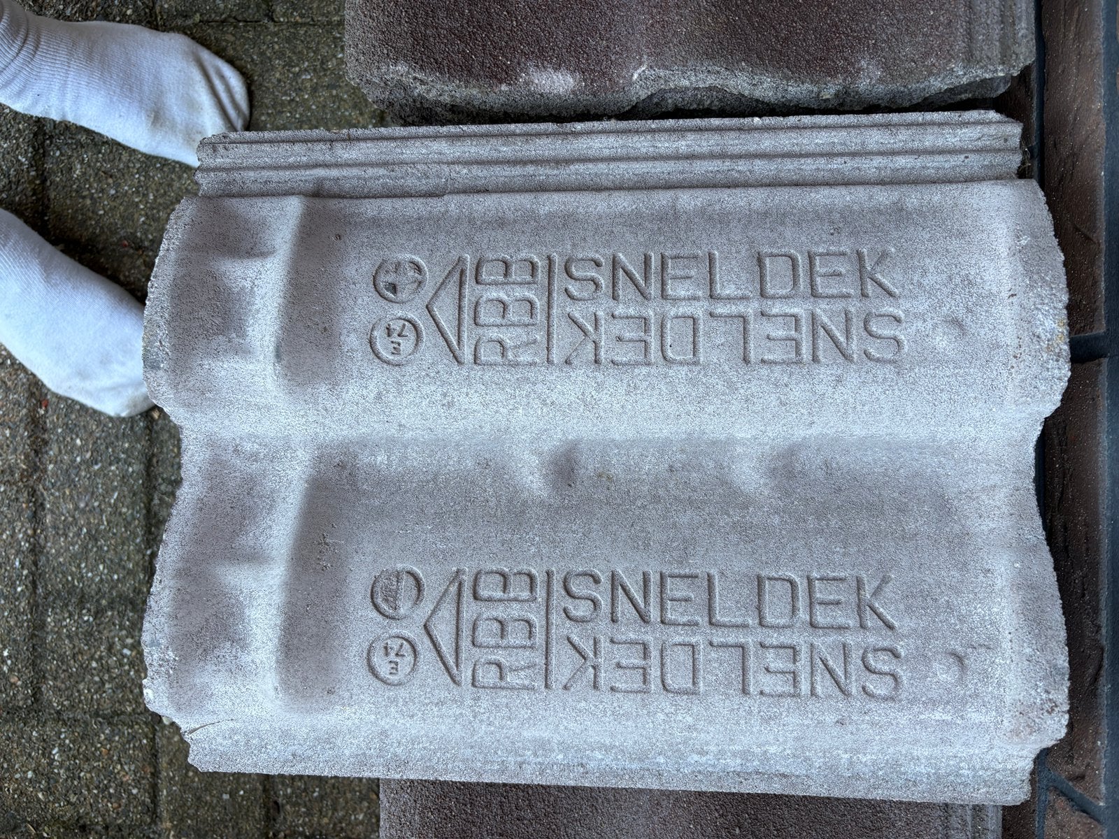 Sneldek RBB dakpannen 17x, Doe-het-zelf en Verbouw, Dakpannen en Dakbedekking, Ophalen, Steen of Klei, Zo goed als nieuw, Minder dan 5 m²