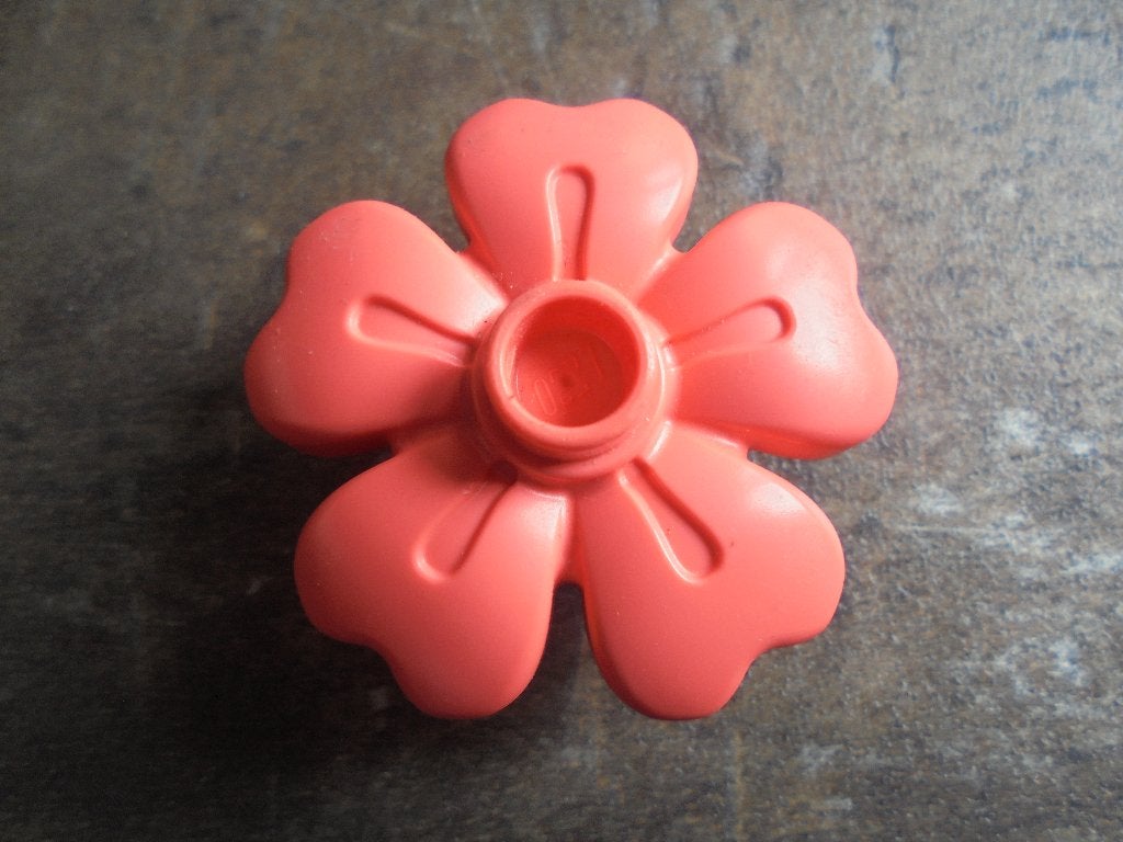 Lego Duplo Plant Flower 3x3 with 5 Leaves (zie foto's) 2, Ophalen of Verzenden, Gebruikt, Losse stenen, Duplo